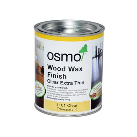 Osmo Wood Wax Clear Extra Thin Specially Designed For Oil Rich Woods