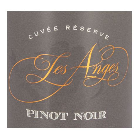 Igp Val De Loire Rouge Cuvee Les Anges Pinot Noir Cl Ar