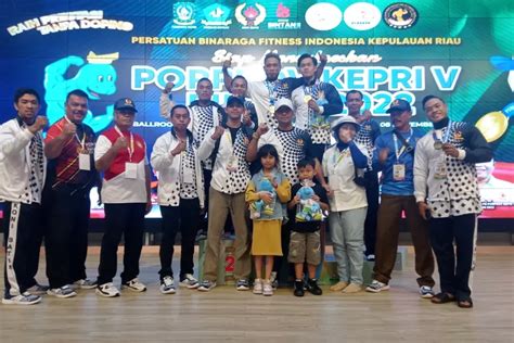 Batam Juara Umum Binaraga Porprov Kepri V Raih Emas Perak