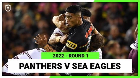 Penrith Panthers V Manly Warringah Sea Eagles Round 1 2022 Full Match Replay Nrl Youtube