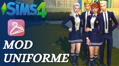 MOD DE UNIFORME ESCOLAR TRADUÇÃO PTBR THE SIMS 4 YouTube