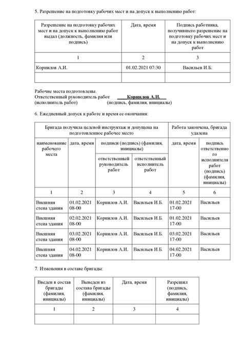 Все про наряд-допуск на работы на высоте: требования