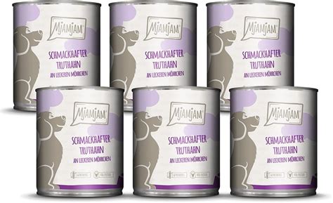 MjAMjAM Premium Nassfutter für Hunde schmackhafter Truthahn an