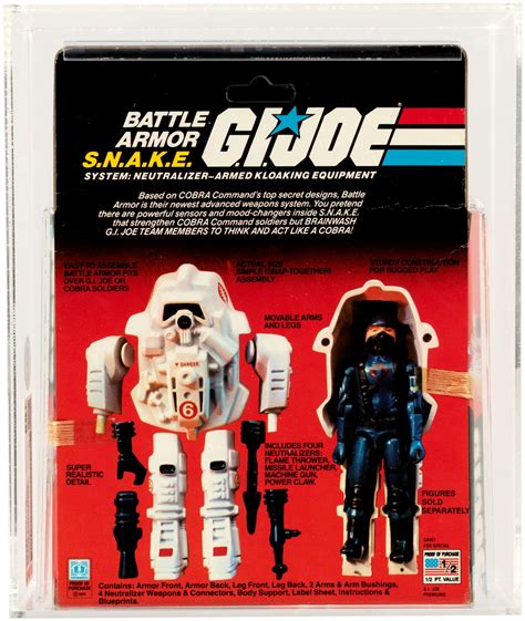 Hake S G I JOE BATTLE ARMOR S N A K E FINAL ENGINEERING PILOT CAS 80