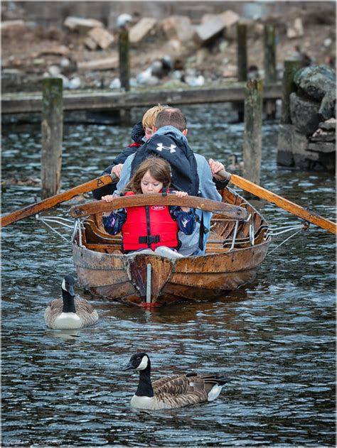 Rowing Derwentwater Keswick England United Kingdom Luc V De