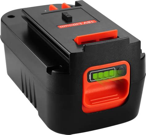 Ahomtikk 18v Lithium Ion Battery For Black And Decker 18 Volt 50ah Hpb18 Hpb18 Ope 244760 00