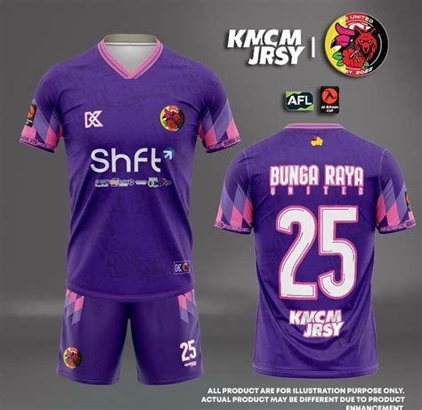 Bunga Raya United FC 2024 25 Seragam Kandang Kiper