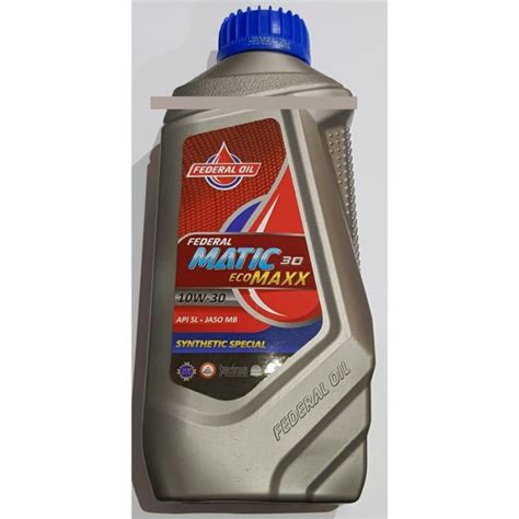 Jual Oli Motor Federal Matic Eco Maxx Api Sl Jado Mb Sae W