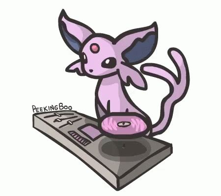 Espeon Dj Espeon Dj Pokemon Discover Share GIFs