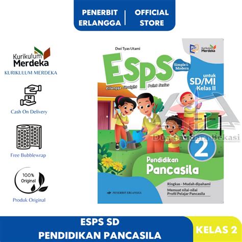 Jual ESPS PENDIDIKAN PANCASILA KELAS 2 SD KURIKULUM MERDEKA Shopee