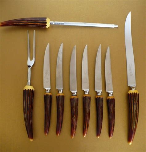 Vtg George Wood And Sons Sheffield England Lion Brand Cutlery Stainless