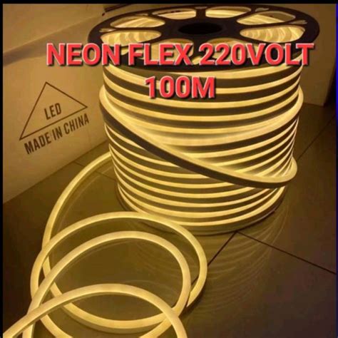 Jual Neon Flexible Roll Meter V Lampu Led Neon Flex Panjang