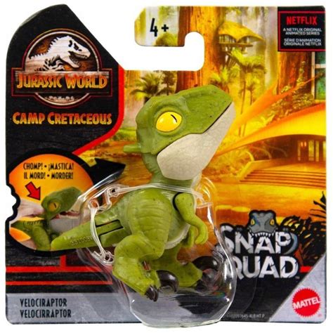 Mattel Jurassic World Snap Squad Velociraptor GGN26 HBX41 15134988502