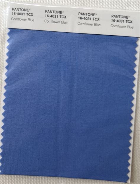 Pantone TCX Cotton Swatch Card 16 4118 TCX Glacier Lake