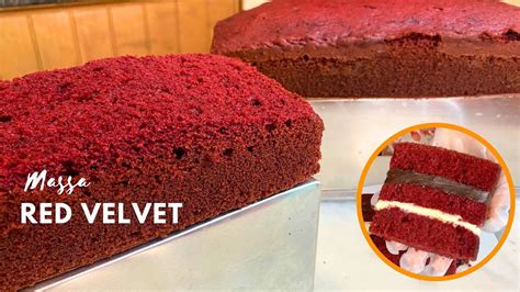 Massa RED VELVET receita de bolo fácil e sem erro YouTube