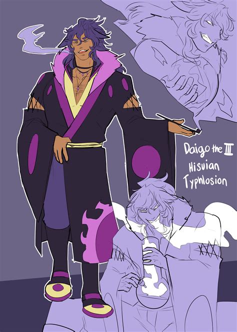 Daigo The Hisuian Typhlosion By Curlytopzas On Deviantart