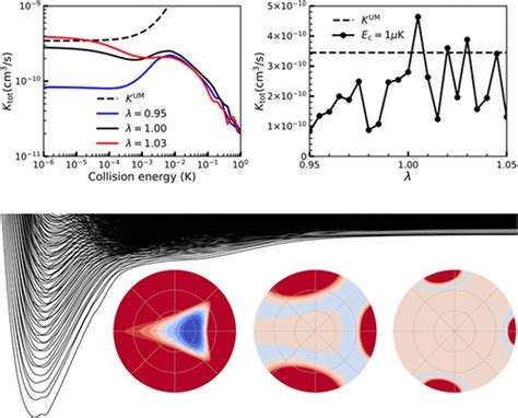 Signatures Of Non Universal Quantum Dynamics Of Ultracold Chemical