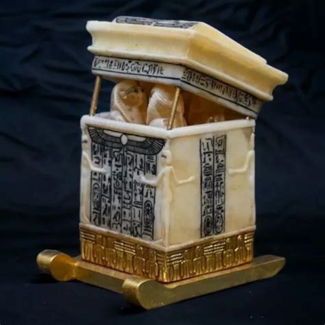 Canopies Box King Tutankhamun And Canopic Vessels Ancient Pharaonic