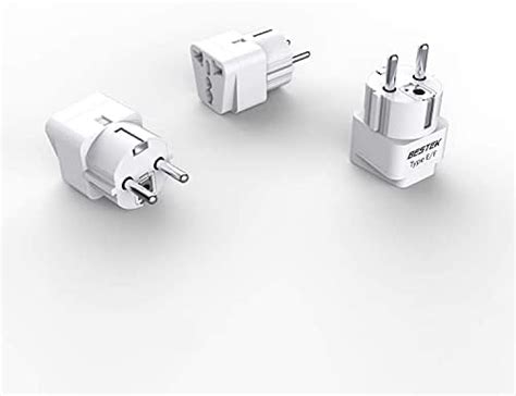 Bestek India South Africa Travel Plug Adapter Grounded