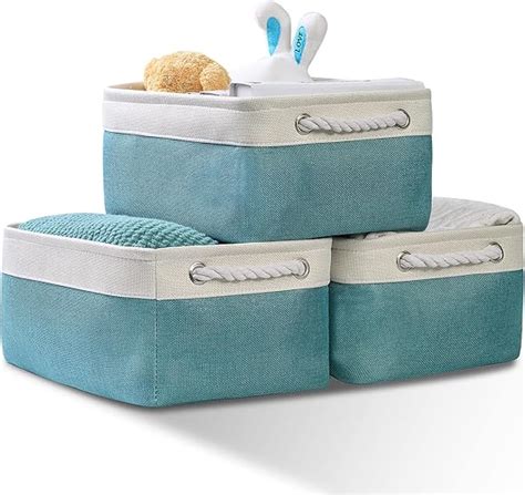 Amazon Thewarmhome Fabric Storage Bins Baskets For Organizing