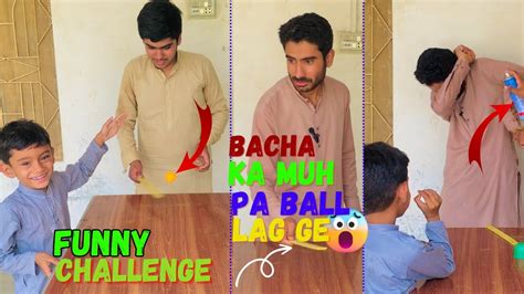 The Ping Pong Ball Funny Ping Pong Throwing Challenge Ping Pong Ball