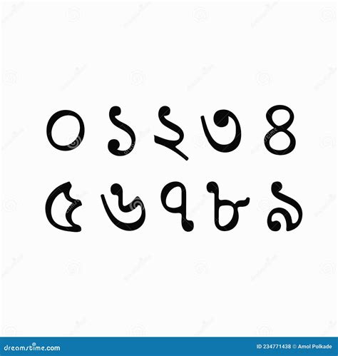 Bengali Alphabet Pattern Background Royalty Free Stock Photo