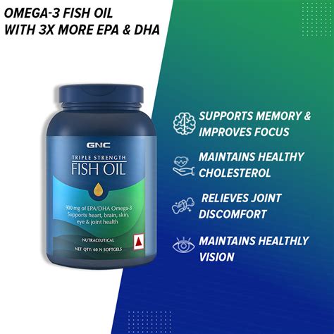 Gnc Triple Strength Fish Oil Mg Buy Gnc Triple Strength Fish