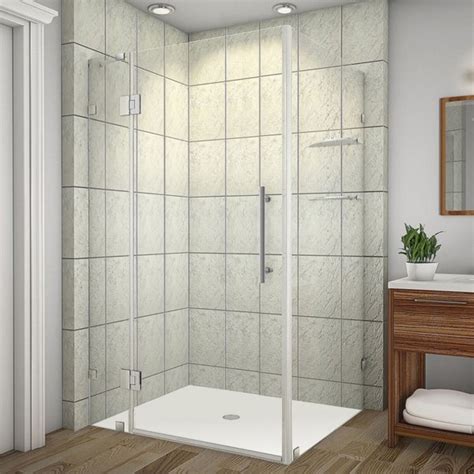 Aston Avalux Gs 55 In W X 34 In D X 72 In H Frameless Shower Enclosure Clear Glass Wayfair