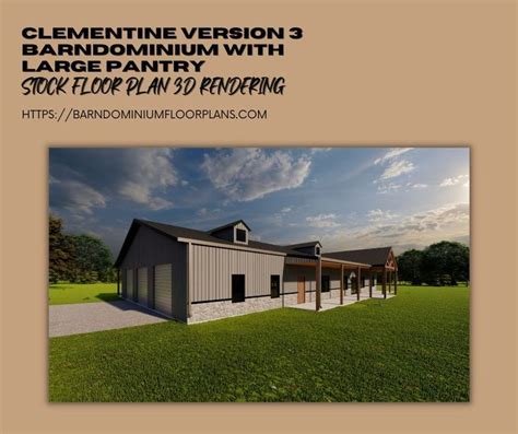 Clementine 50x100 Barndominium Floor Plan Barndominium Floor Plans Barndominium Floor Plans