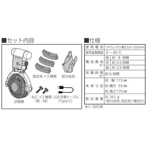 コードレスヘルメット取付式送風機 Toyo トーヨーセフティー Windy4 No7706 充電式 工事用 熱中症予防 暑さ対策 Toyo