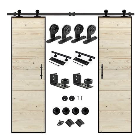 Amazon S Z TOPHAND 24 In X 84 In Double Unfinished Barn Door