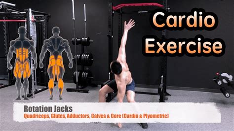 Cardio Hiit Plyometric Rotation Jacks Exercise Library Youtube