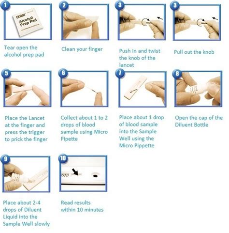 Hepatitis B Test Kit Instructions