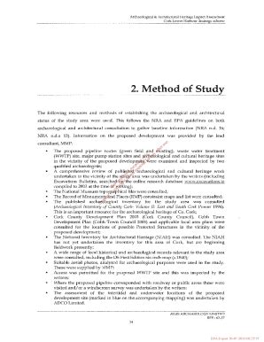 Fillable Online An Archaeological Assessment Of Middlesex County