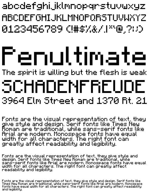 Minecraft Font Download | Free Font.Download