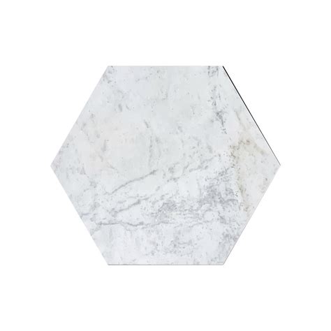 Bianco Marea Hexagon Polished Marble Pera Tile