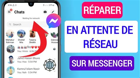 Comment R Parer L Attente Du R Seau Sur Messenger Probl Me De