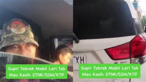 Aksi Pengemudi Pick Up Tabrak Mobil Lalu Kabur Viral Ngaku Relawan