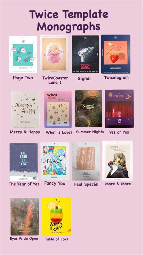 A Poster With Many Different Types Of Posters On The Front And Back Of