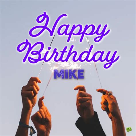 Happy Birthday, Michael / Mike / Mickey – Images and Wishes