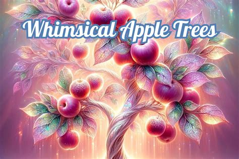 Whimsical Apple Trees Graphic By Belux Business Brand Creative Fabrica