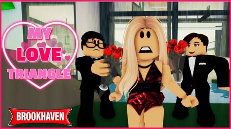 My School Love Triangle Brookhaven Movie Roblox Voiced