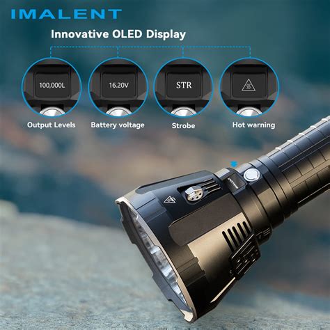 Imalent Ms Brightest Flashlight Lumens Led Flashlight Pcs