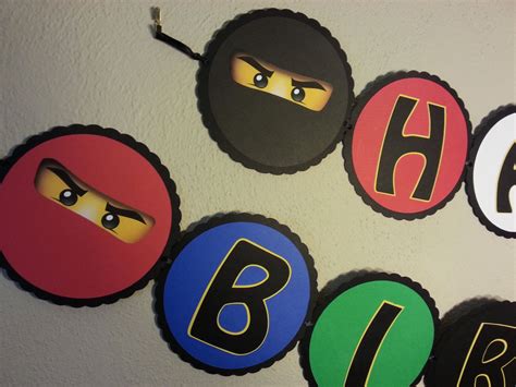 Ninjago Happy Birthday Banner By Alllayedout On Etsy Ninjago