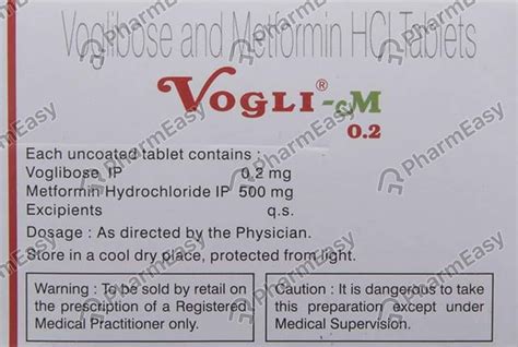 Vogli M Mg Strip Of Tablets Uses Side Effects Price Dosage