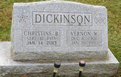 Vernon Walter Dickinson Homenaje De Find A Grave