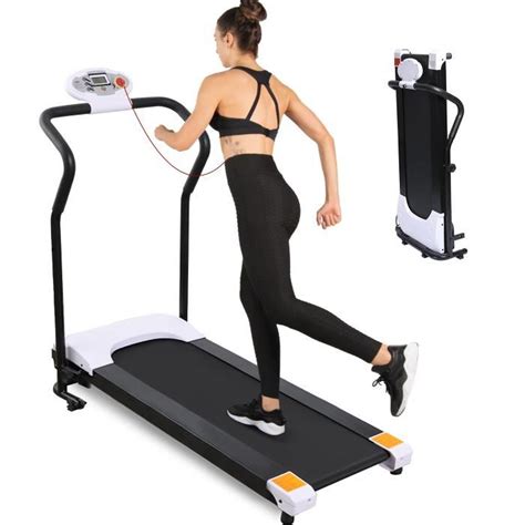 Tapis de course Pliable Motorisé 10 km h Tapis de Marche Electrique