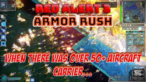 Command Conquer Red Alert 3 Armor Rush Spamming Aircraft Carrier