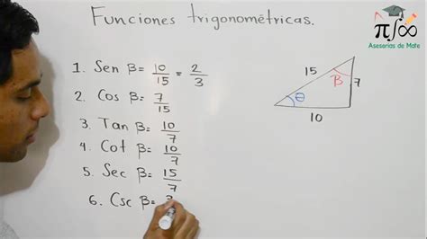 Funciones Trigonométricas Ejemplos Ejercicio De Práctica Hd