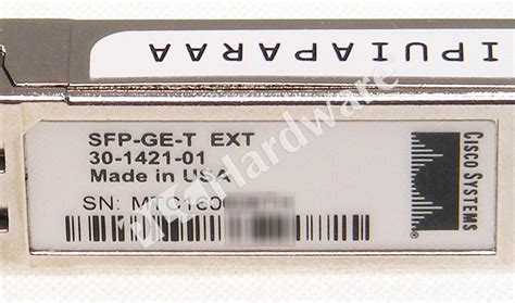 Plc Hardware Cisco Sfp Ge T Used Plch Packaging